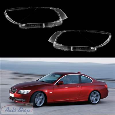 BMW E92 Coupe , E93 LCI Cábrió LÁMPA BÚRA SZETT 2010-2013, lámpabúra fényszóró búra Minőségi termék