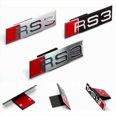 AUDI RS3 GRILL EMBLÉMA LOGÓ