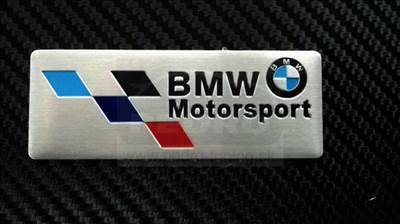 BMW ALUMÍNIUM 3D EMBLÉMA 