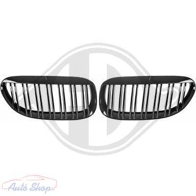 BMW E63,E64 Fényes Fekete Hűtőrács , vese 2003-2010 , 1230240