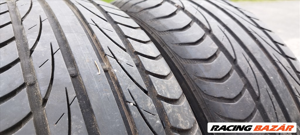  Opel Astra H, Zafira 5x110, 16" lemezfelni, 205/55 újszerű Semperit nyári gumival, dísztárcsával  9. kép