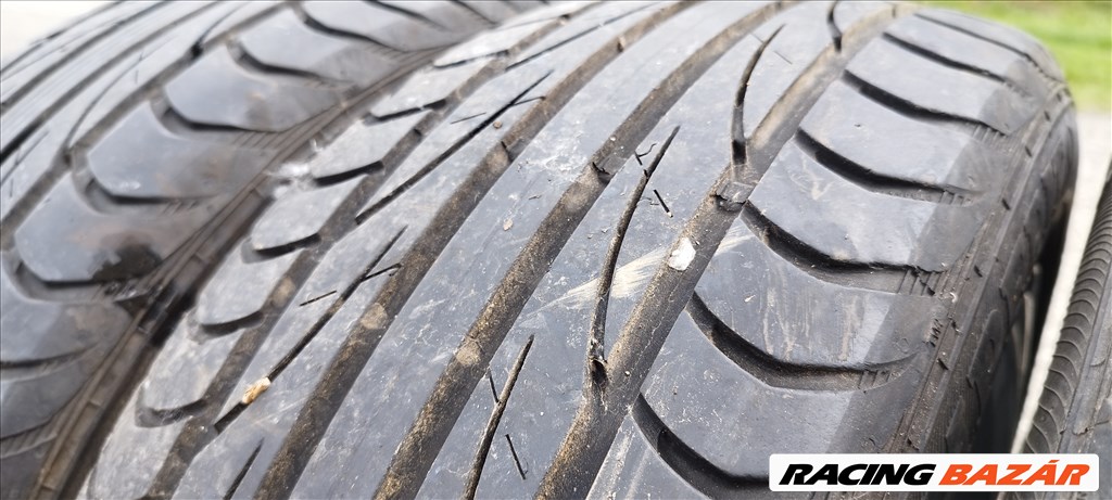  Opel Astra H, Zafira 5x110, 16" lemezfelni, 205/55 újszerű Semperit nyári gumival, dísztárcsával  10. kép