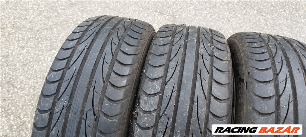  Opel Astra H, Zafira 5x110, 16" lemezfelni, 205/55 újszerű Semperit nyári gumival, dísztárcsával  11. kép