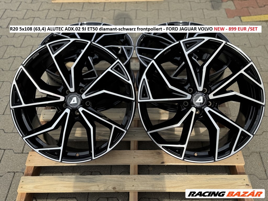 R20 5x108 (63,4) ALUTEC ADX.02 9J ET50  FORD JAGUAR VOLVO új alufelnik felnik 1. kép