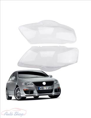 Volkswagen Passat B6 LÁMPA BÚRA SZETT 2005-2010 , lámpabúra ,fényszóró búra ,Minőségi termék