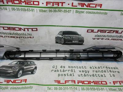 Fiat 500 S 2015- gyári új, felső díszrács az első lökhárítóban 735642247
