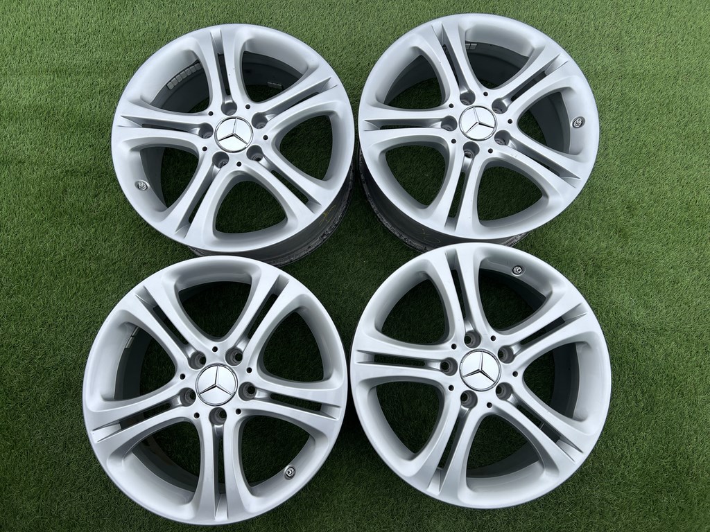 5x112 17" Mercedes B osztály gyári alufelni + TPMS szenzor 7,5Jx17h2 ET52,5 1. kép