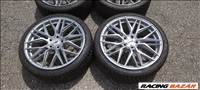 Japan Racing 5x120 lyukosztású 21" alufelni szett, 255/35 újszerű Falken téli gumikkal