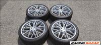  Japan Racing 5x120 lyukosztású 21" alufelni szett, 255/35 újszerű Falken téli gumikkal