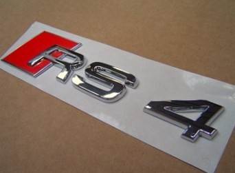 AUDI RS4 EMBLÉMA LOGÓ