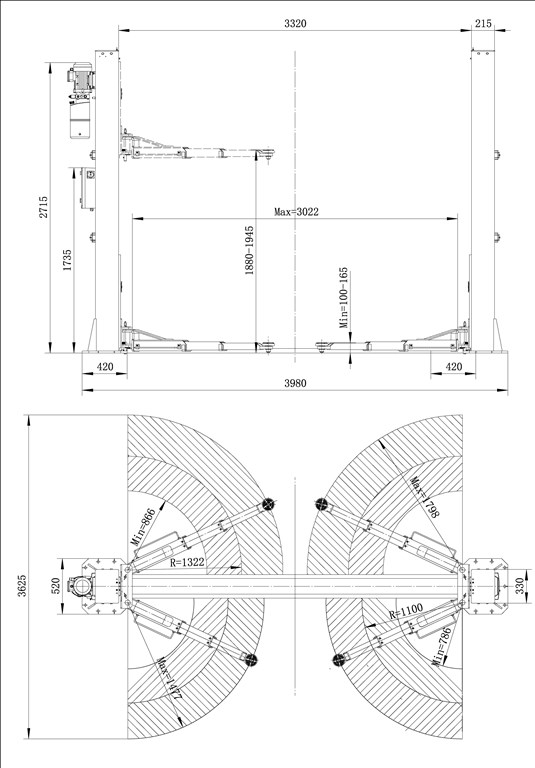 Csápos emelő 5,5 t 4. kép