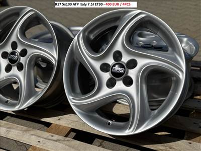 R17 5x100 ATP Italy 7.5J ET30 alufelnik felnik alufelni felni 