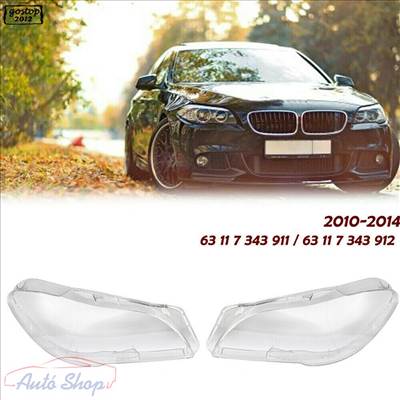 BMW F10,F11,F18 ELSŐ FÉNYSZORÓ LÁMPA BÚRA SZETT 2010-2017 , lámpabúra fényszóró búra Minőségi termék