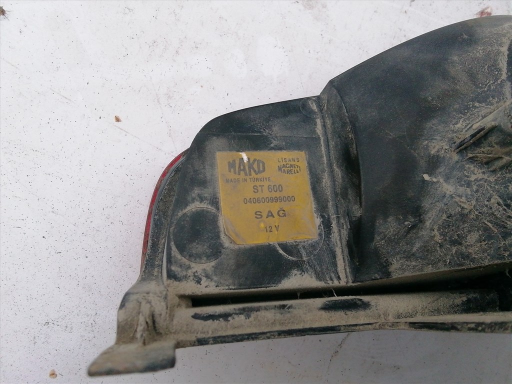 197842 Fiat Doblo 2000-2005 jobb hátsó lámpa, izzófoglalat nélkül!!! 46738734 3. kép