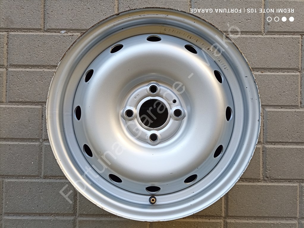 4x100 15" Renault / Dacia használt lemezfelni garnitúra (619) 5. kép