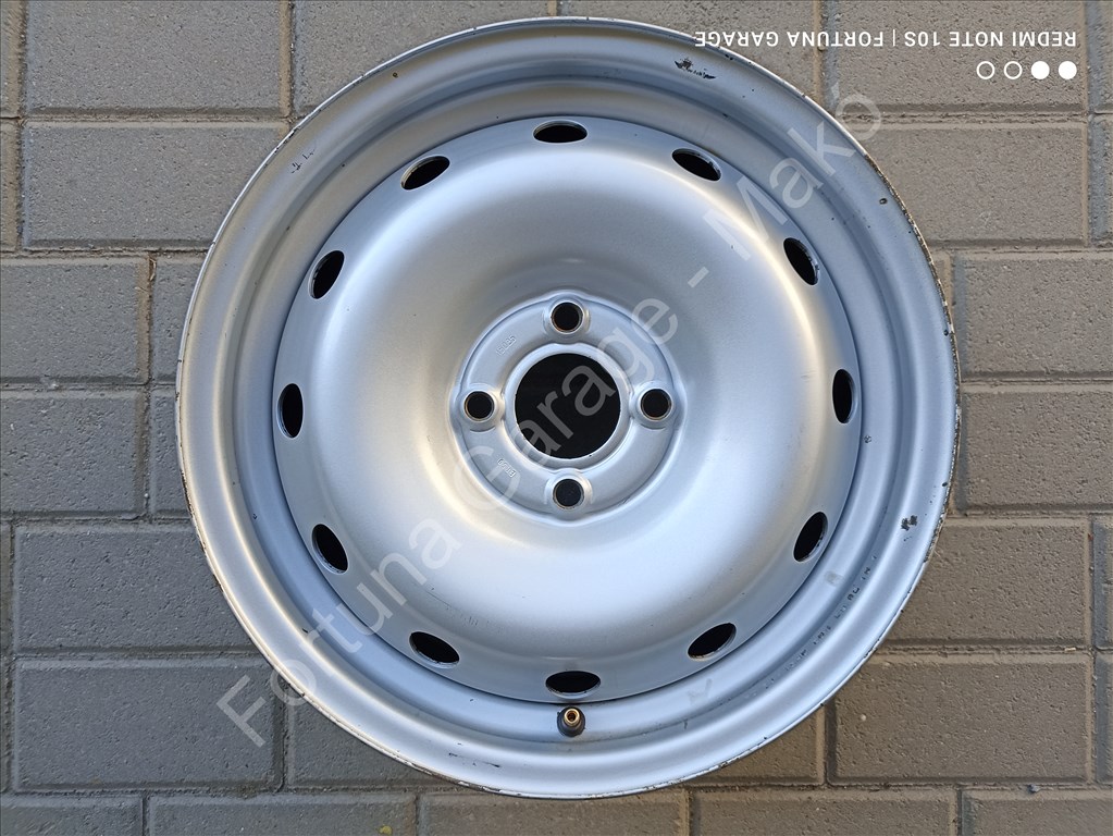 4x100 15" Renault / Dacia használt lemezfelni garnitúra (619) 4. kép