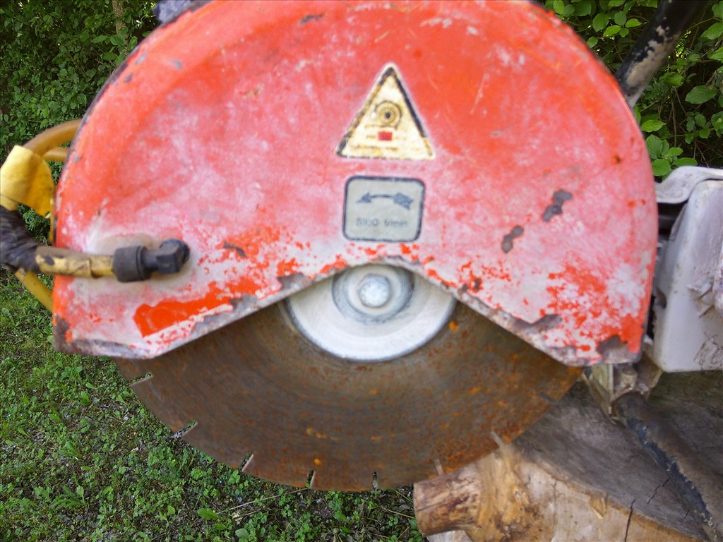 STIHL TS 350,RÉGI MADE IN GERMANY GYÁRTÁSÚ,BENZINES BETONVÁGÓ ELADÓ 4. kép