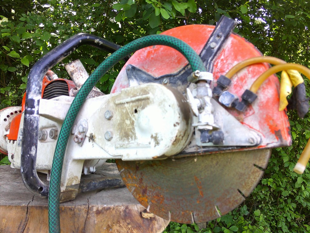 STIHL TS 350,RÉGI MADE IN GERMANY GYÁRTÁSÚ,BENZINES BETONVÁGÓ ELADÓ 5. kép