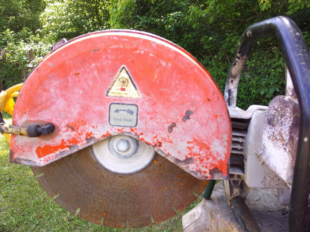 STIHL TS 350,RÉGI MADE IN GERMANY GYÁRTÁSÚ,BENZINES BETONVÁGÓ ELADÓ 8. kép