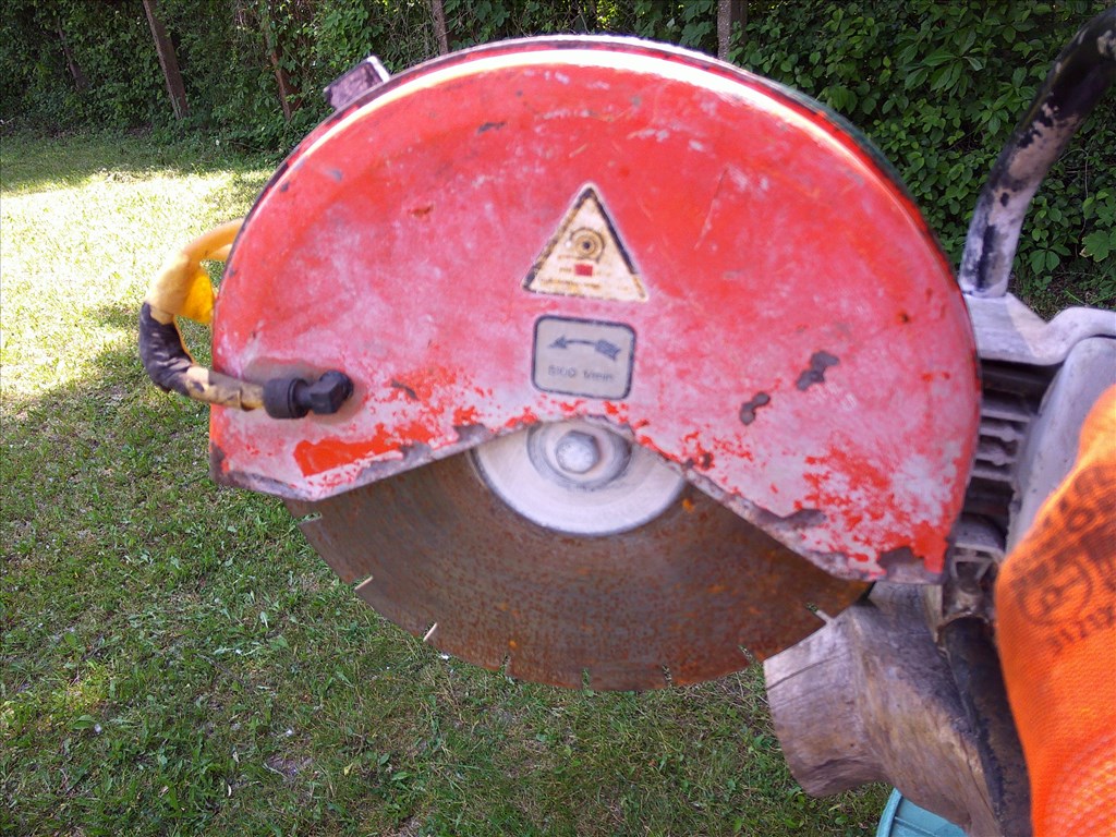 STIHL TS 350,RÉGI MADE IN GERMANY GYÁRTÁSÚ,BENZINES BETONVÁGÓ ELADÓ 24. kép