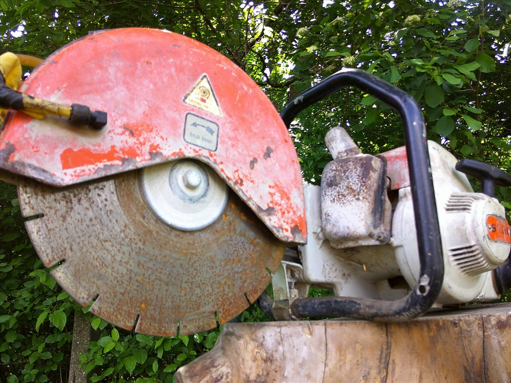 STIHL TS 350,RÉGI MADE IN GERMANY GYÁRTÁSÚ,BENZINES BETONVÁGÓ ELADÓ 27. kép