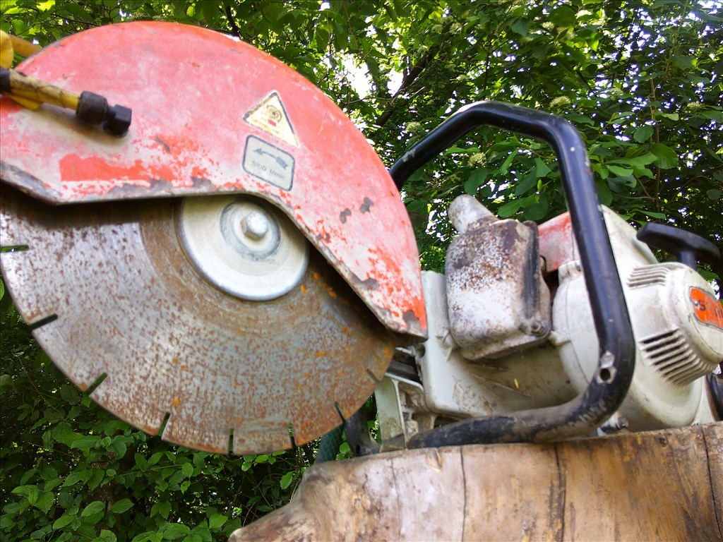 STIHL TS 350,RÉGI MADE IN GERMANY GYÁRTÁSÚ,BENZINES BETONVÁGÓ ELADÓ 28. kép