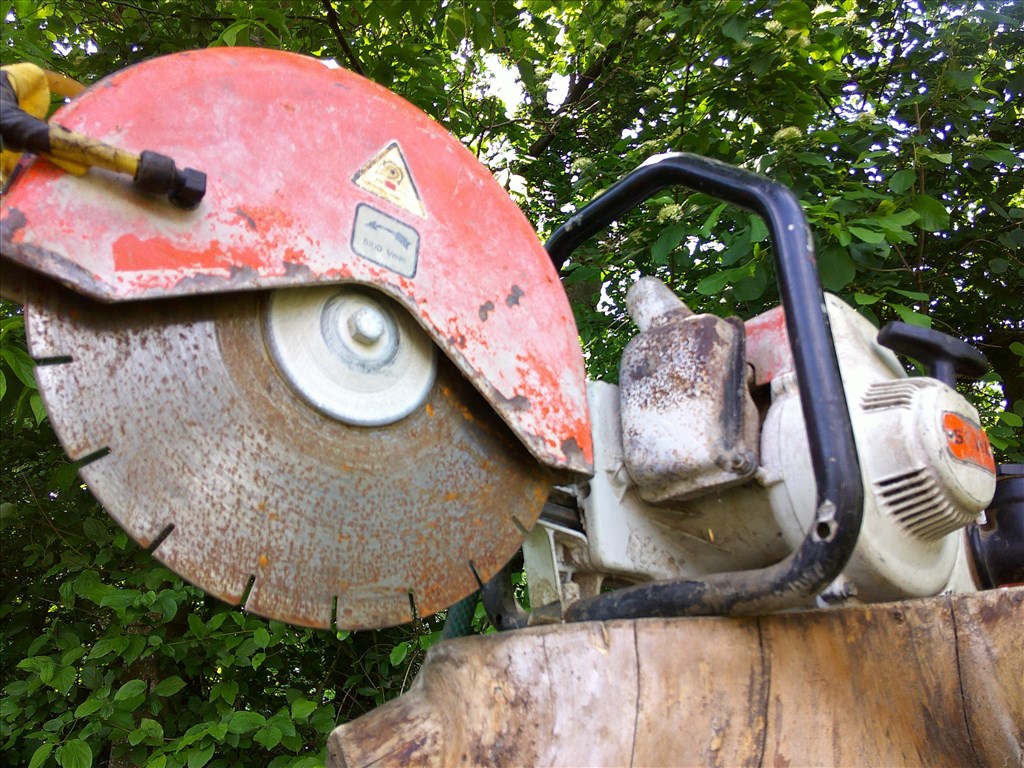 STIHL TS 350,RÉGI MADE IN GERMANY GYÁRTÁSÚ,BENZINES BETONVÁGÓ ELADÓ 29. kép