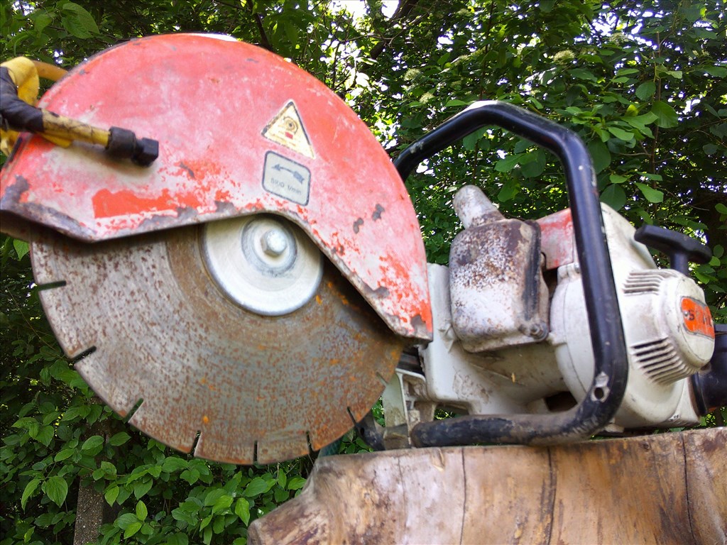 STIHL TS 350,RÉGI MADE IN GERMANY GYÁRTÁSÚ,BENZINES BETONVÁGÓ ELADÓ 30. kép