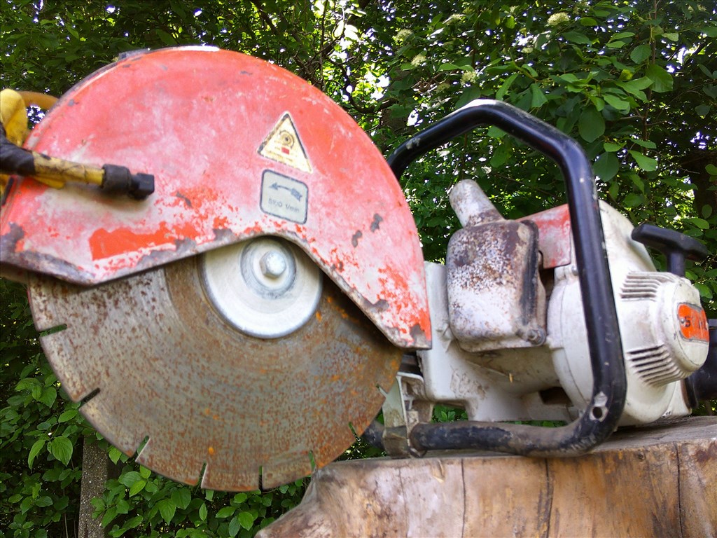 STIHL TS 350,RÉGI MADE IN GERMANY GYÁRTÁSÚ,BENZINES BETONVÁGÓ ELADÓ 31. kép