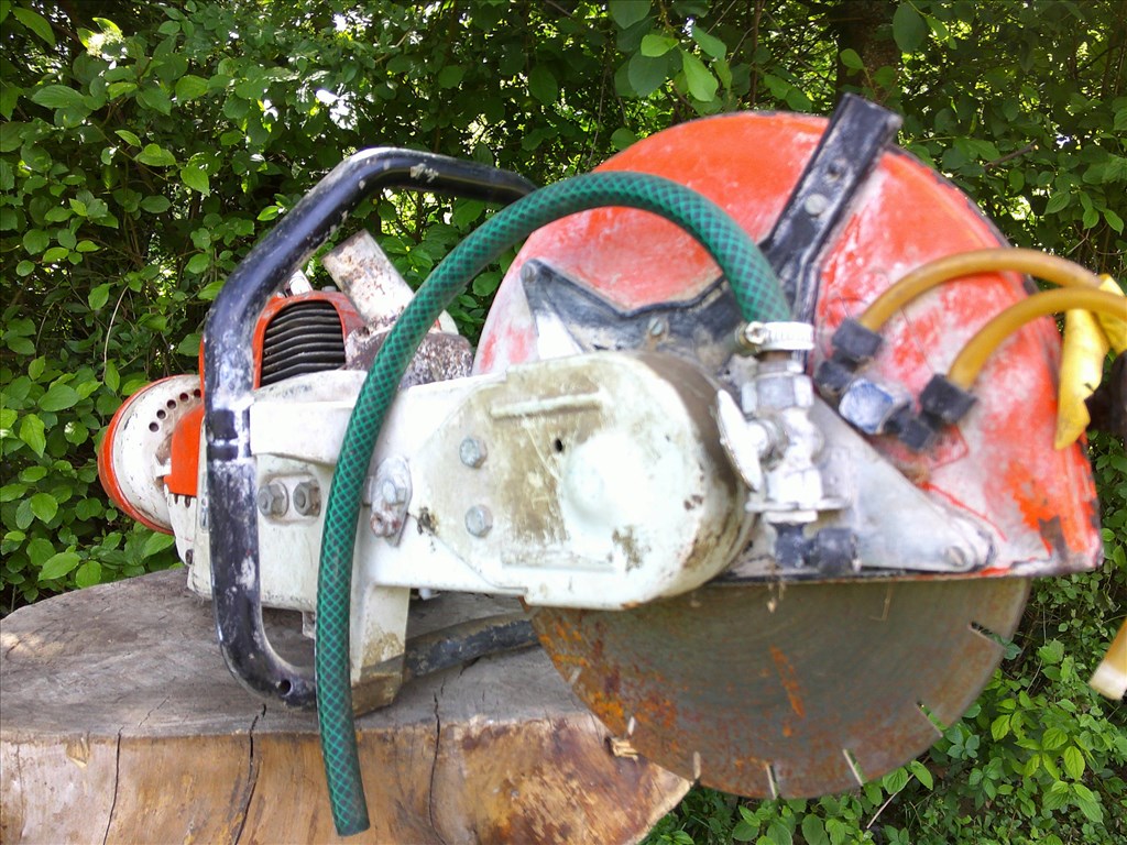 STIHL TS 350,RÉGI MADE IN GERMANY GYÁRTÁSÚ,BENZINES BETONVÁGÓ ELADÓ 55. kép