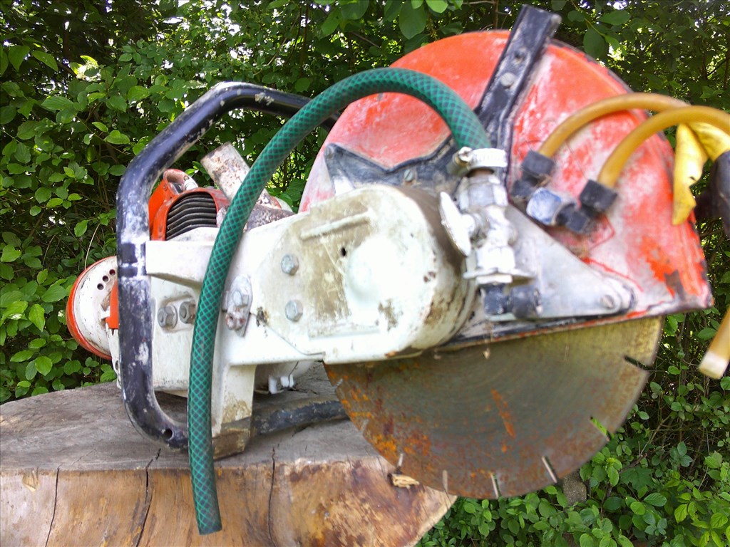 STIHL TS 350,RÉGI MADE IN GERMANY GYÁRTÁSÚ,BENZINES BETONVÁGÓ ELADÓ 56. kép