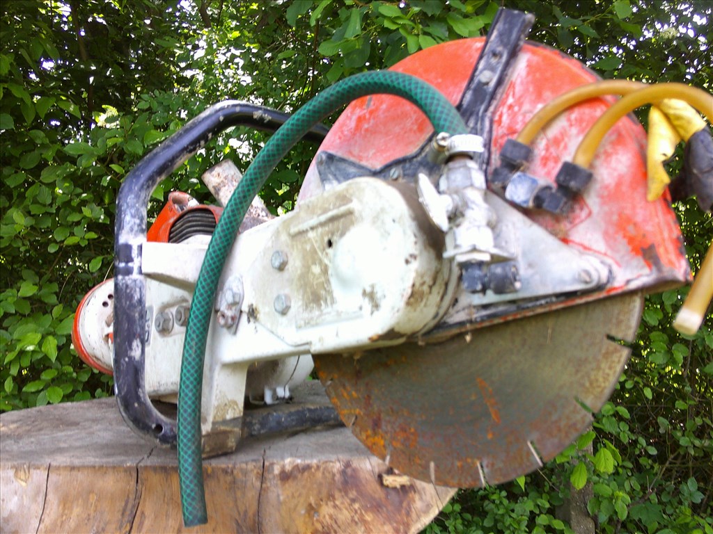 STIHL TS 350,RÉGI MADE IN GERMANY GYÁRTÁSÚ,BENZINES BETONVÁGÓ ELADÓ 57. kép