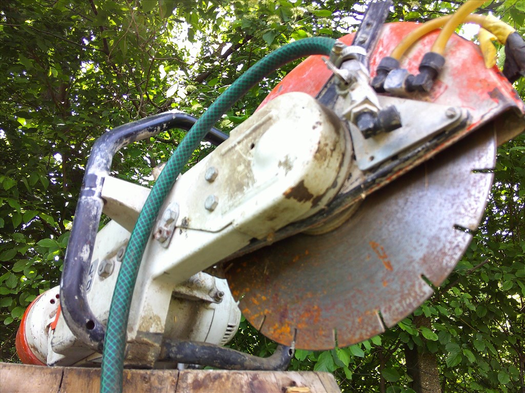 STIHL TS 350,RÉGI MADE IN GERMANY GYÁRTÁSÚ,BENZINES BETONVÁGÓ ELADÓ 59. kép