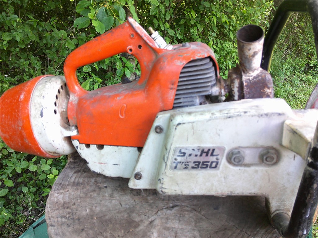 STIHL TS 350,RÉGI MADE IN GERMANY GYÁRTÁSÚ,BENZINES BETONVÁGÓ ELADÓ 66. kép