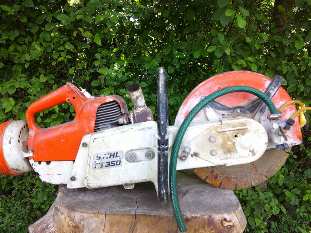 STIHL TS 350,RÉGI MADE IN GERMANY GYÁRTÁSÚ,BENZINES BETONVÁGÓ ELADÓ 75. kép
