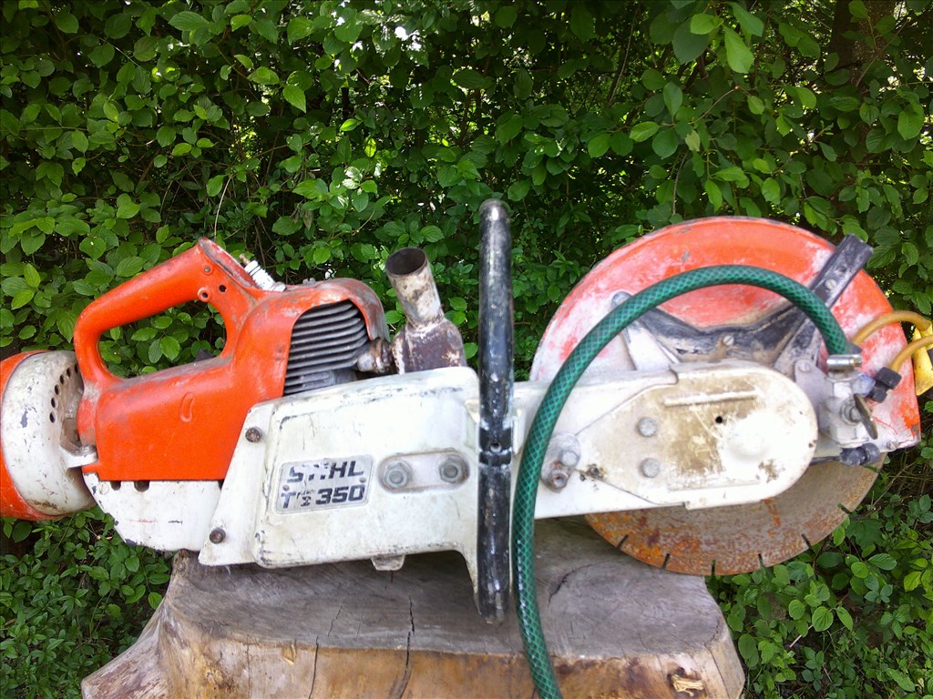 STIHL TS 350,RÉGI MADE IN GERMANY GYÁRTÁSÚ,BENZINES BETONVÁGÓ ELADÓ 76. kép