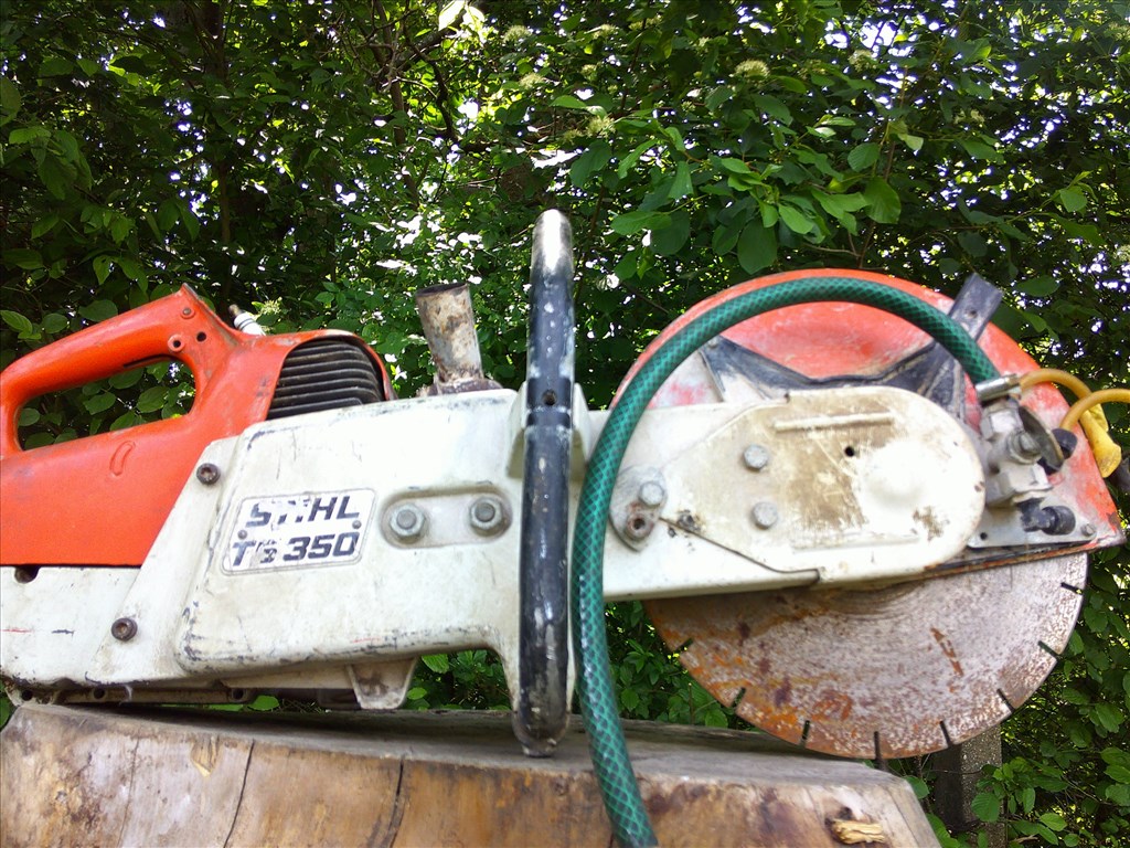 STIHL TS 350,RÉGI MADE IN GERMANY GYÁRTÁSÚ,BENZINES BETONVÁGÓ ELADÓ 78. kép