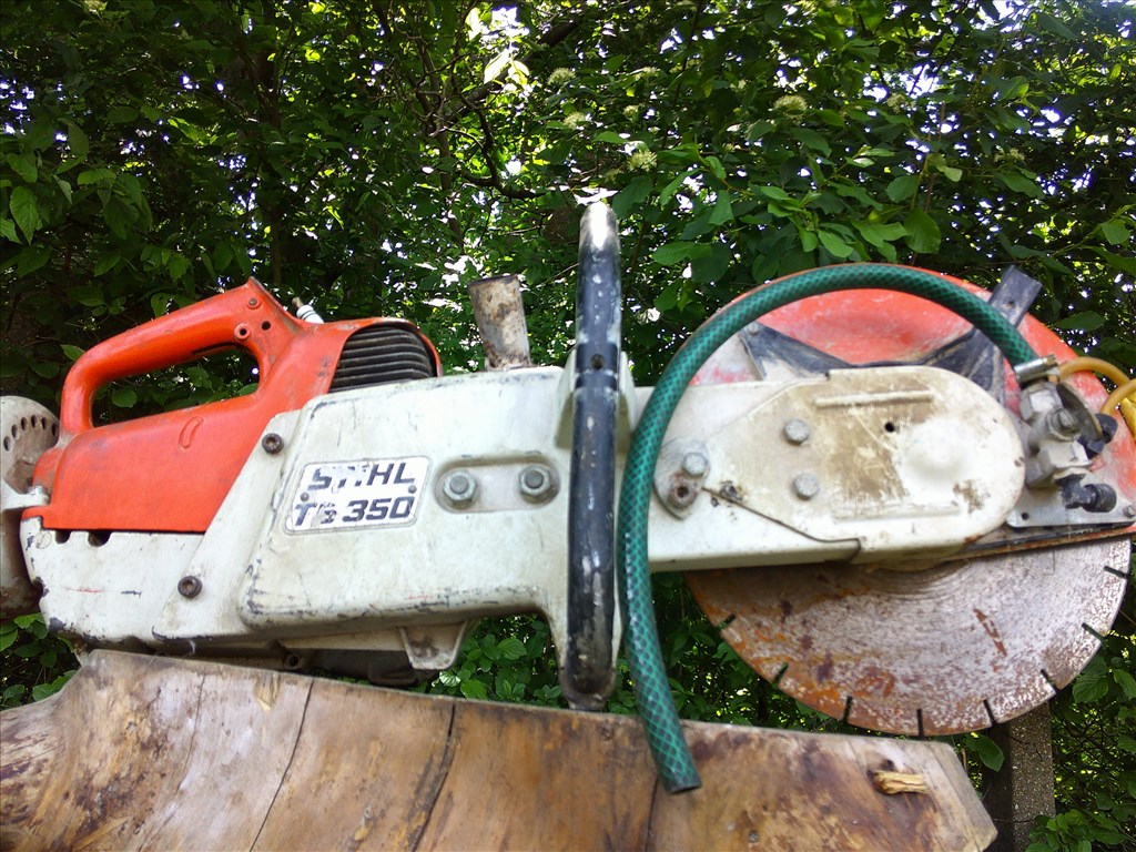 STIHL TS 350,RÉGI MADE IN GERMANY GYÁRTÁSÚ,BENZINES BETONVÁGÓ ELADÓ 79. kép