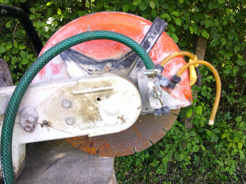 STIHL TS 350,RÉGI MADE IN GERMANY GYÁRTÁSÚ,BENZINES BETONVÁGÓ ELADÓ 80. kép