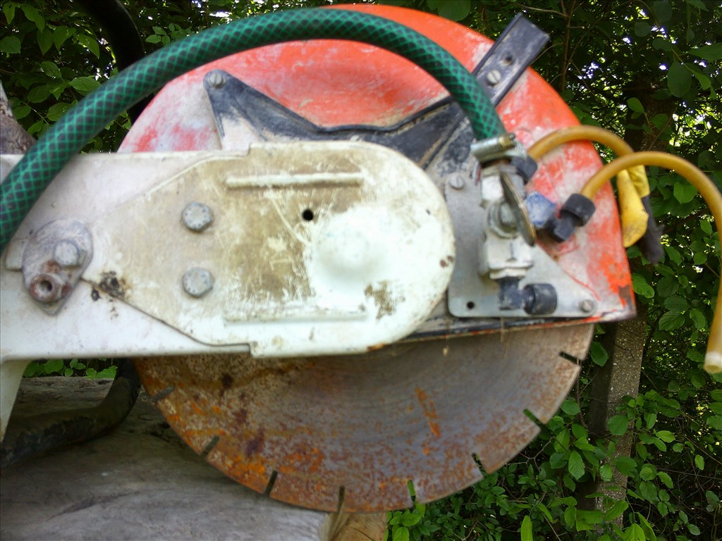 STIHL TS 350,RÉGI MADE IN GERMANY GYÁRTÁSÚ,BENZINES BETONVÁGÓ ELADÓ 81. kép