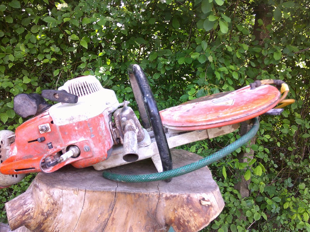 STIHL TS 350,RÉGI MADE IN GERMANY GYÁRTÁSÚ,BENZINES BETONVÁGÓ ELADÓ 88. kép