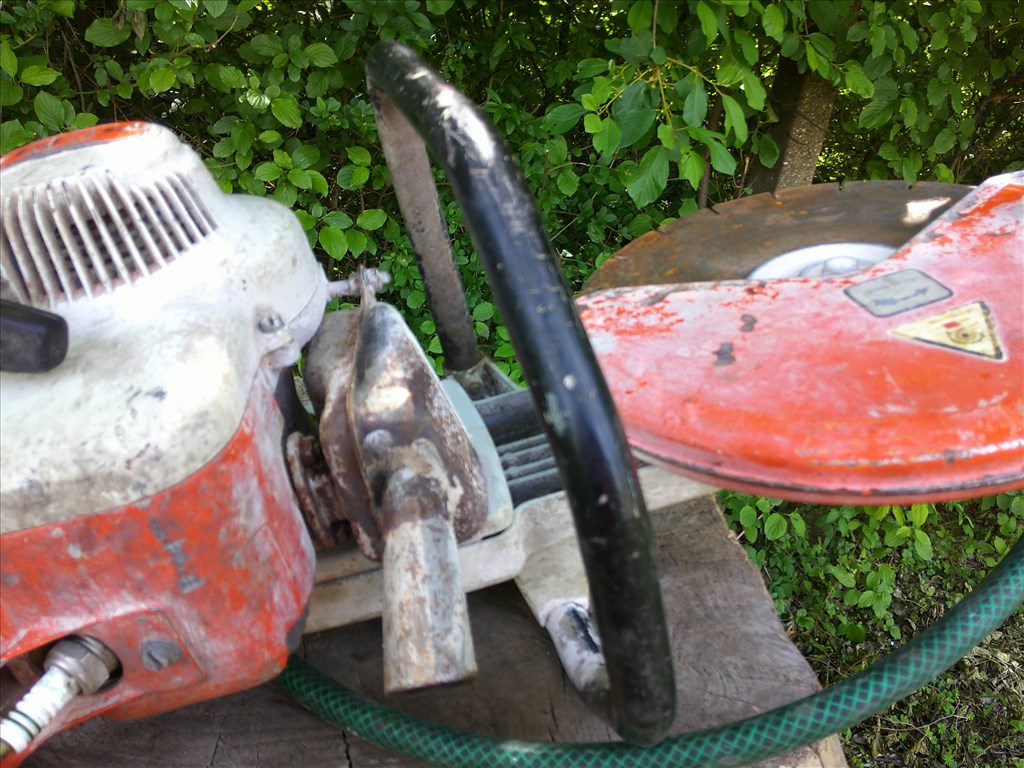 STIHL TS 350,RÉGI MADE IN GERMANY GYÁRTÁSÚ,BENZINES BETONVÁGÓ ELADÓ 96. kép