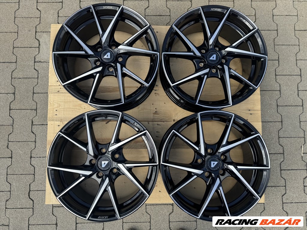 R18 5x114,3 (70,1) ALUTEC ADX.01 8.5J ET47 Diamant-Schwarz Frontpoliert új alufelnik felnik 3. kép