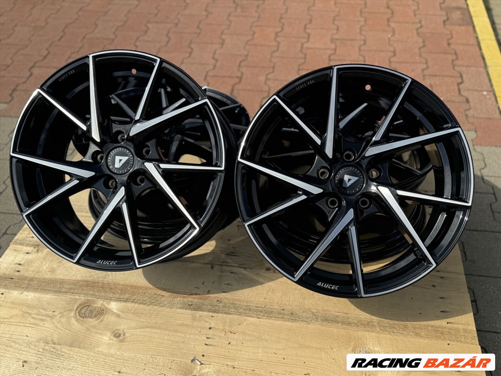 R18 5x114,3 (70,1) ALUTEC ADX.01 8.5J ET47 Diamant-Schwarz Frontpoliert új alufelnik felnik 5. kép