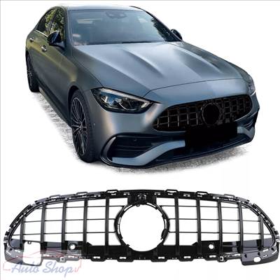 Mercedes Benz C-osztály W206 2021- AMG LINE lakkozott fekete hűtőrács Panamerica AMG GT GTR stílusban Minőségi termék
