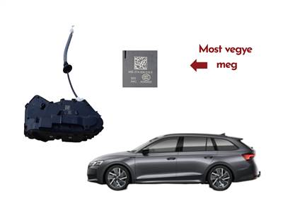 Skoda Octavia Mk4 kombi jobb hátsó ajtózár AGE5TA839016E 5ta839016m