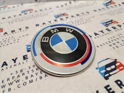 BMW E46 E30 E36 E39 E38 E90 X5 stb bontott 50th első embléma 82mm