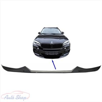 BMW X5 F15 (2014-2018) Első lökháritó fényes fekete spoiler , koptató 