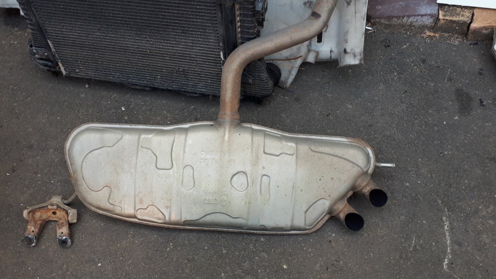 Volkswagen Touran hátsó kipufogódob 1. kép