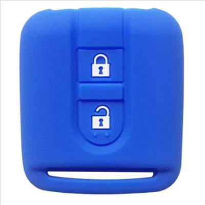 Nissan kulcs szilikon tok 2 gombos - Piros